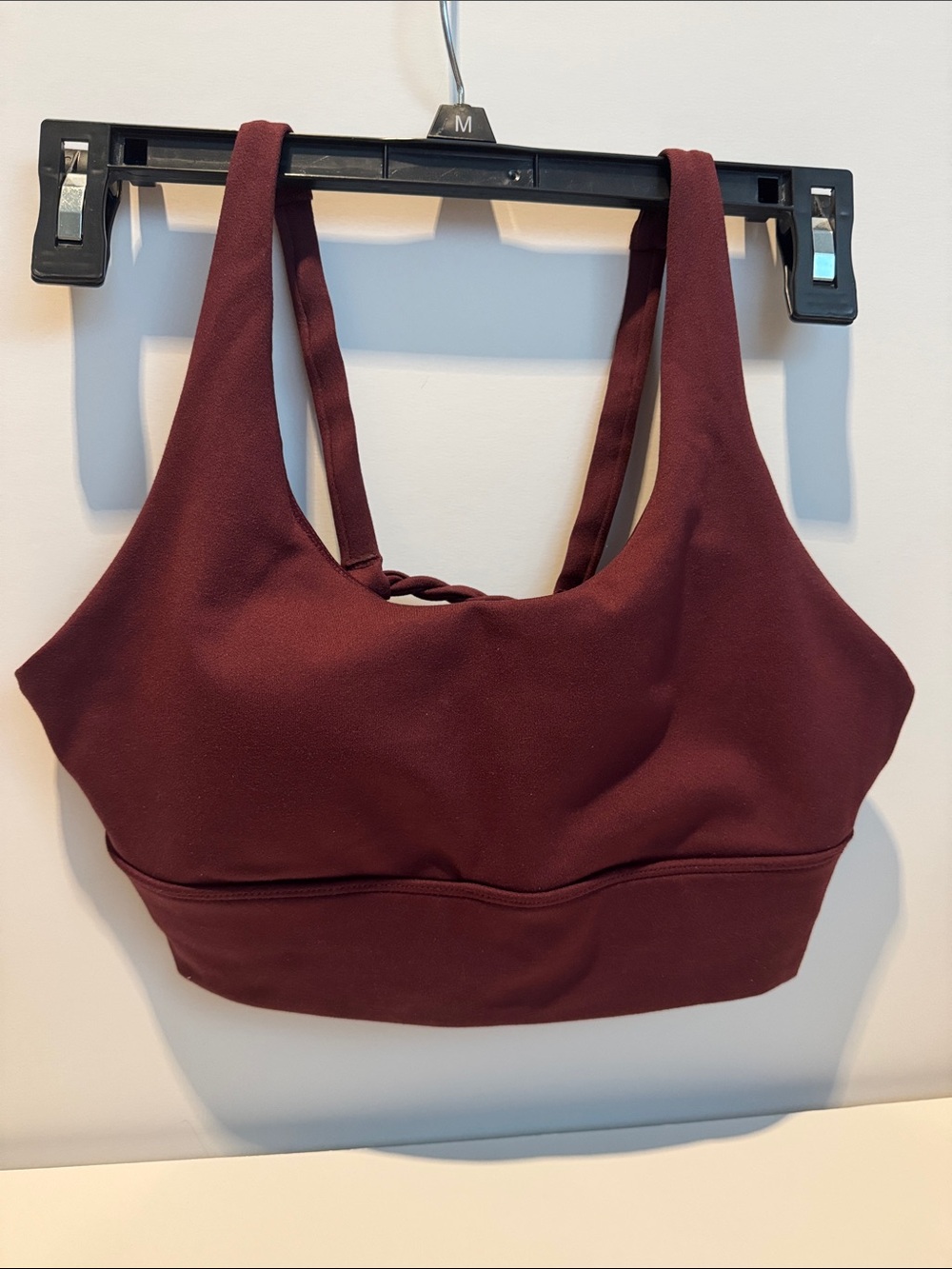 Wireless Sport Bralette in Deep Burgundy